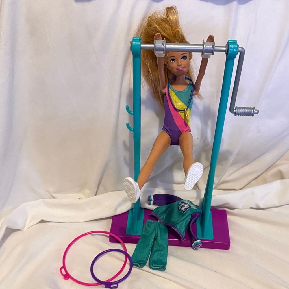 Stacie Barbie Gymnastics Doll with Accessories